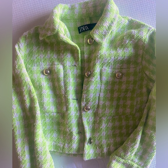 Cropped tweed blazer - Picture 1 of 3